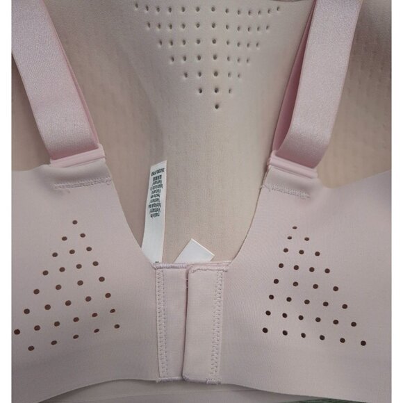 Victoria's Secret Wireless Light Pink Bra 36DDD F Perforated Adjustable Straps - Picture 3 of 11